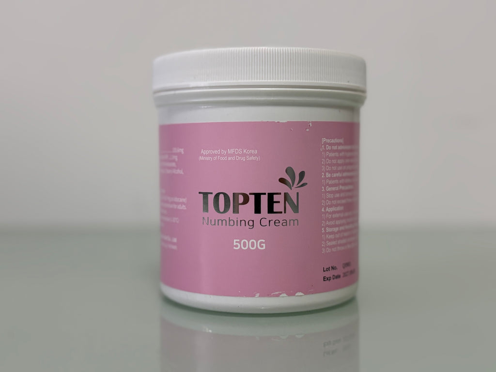 TOPTEN Numbing Cream 500g | MFDS-Approved Topical Anaesthetic