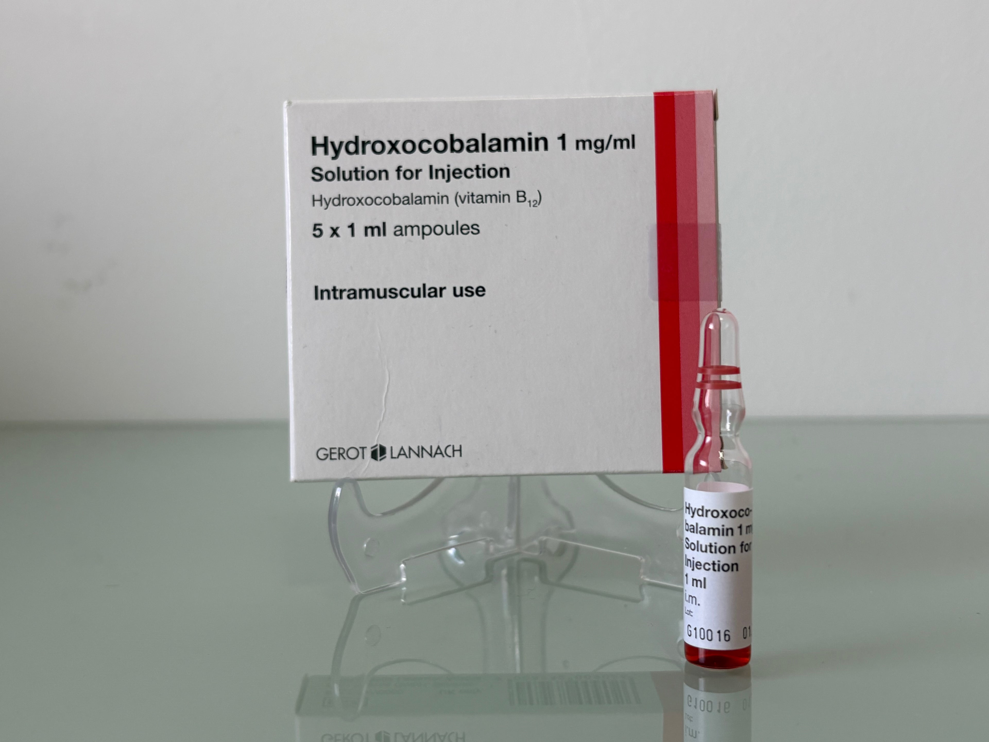Gerot Lannach Hydroxocobalamin 1mg/ml – Vitamin B12 Injection (IM) | x5