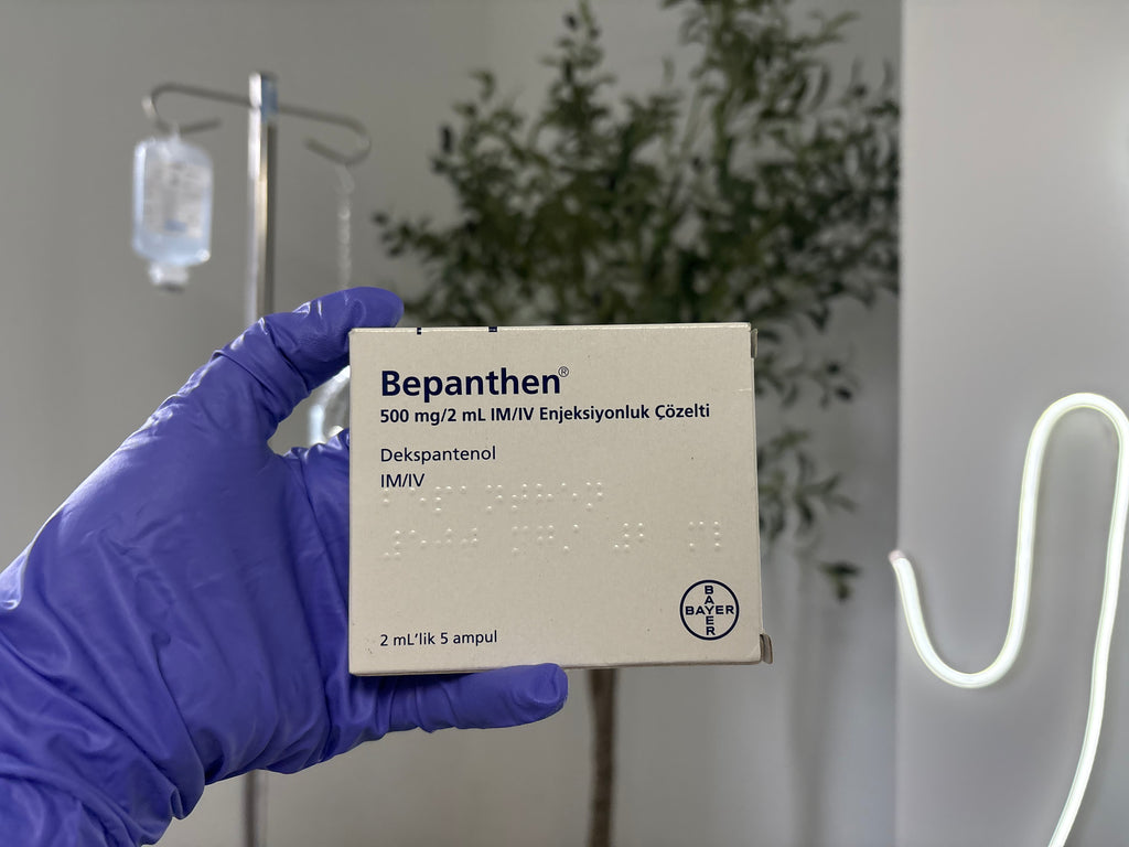 Bepanthen 500mg/2ml | Injectable Vitamin B5 Ampoules | IM & IV | Pack of 5