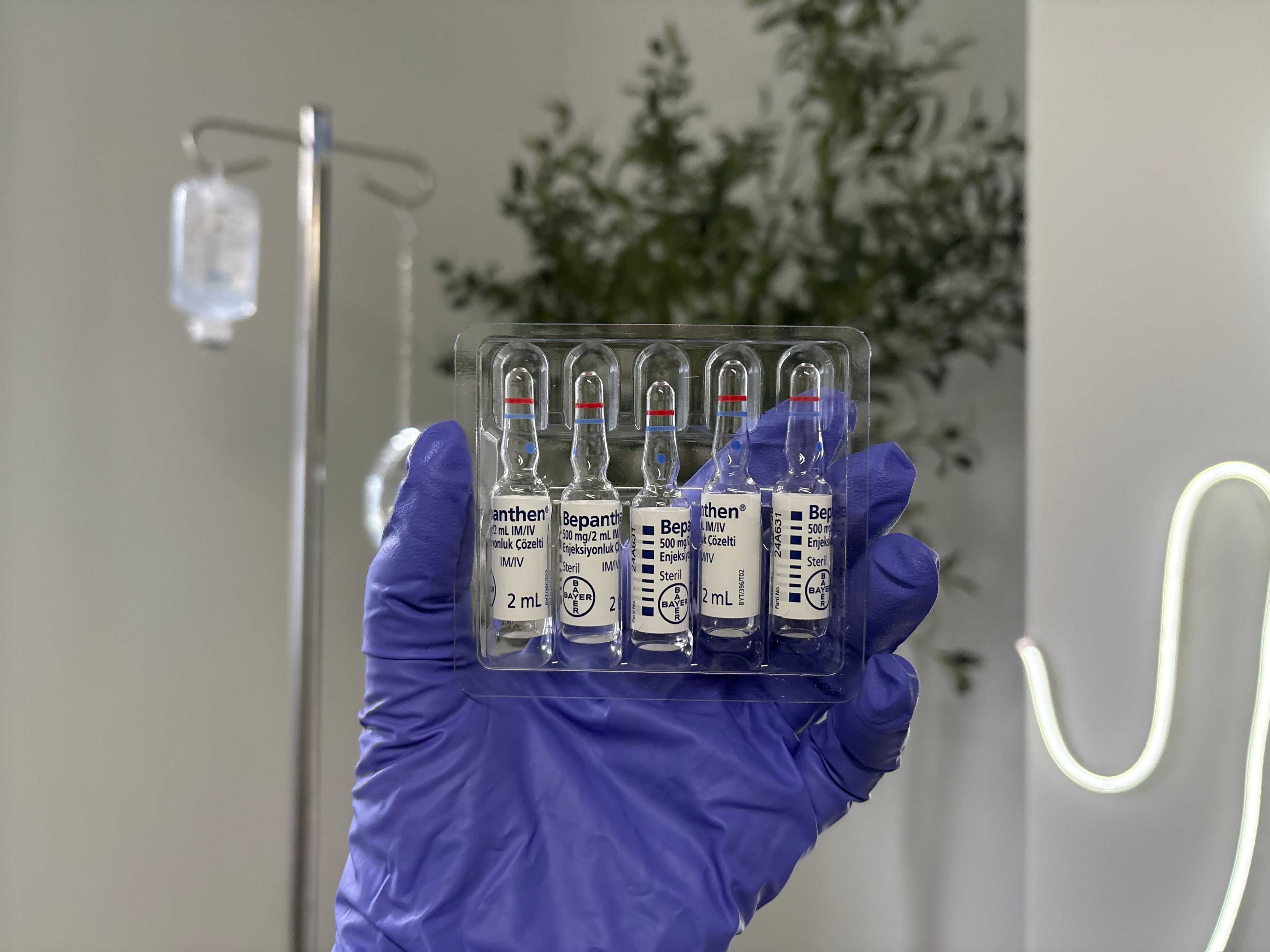 Bepanthen 500mg/2ml | Injectable Vitamin B5 Ampoules | IM & IV | Pack of 5