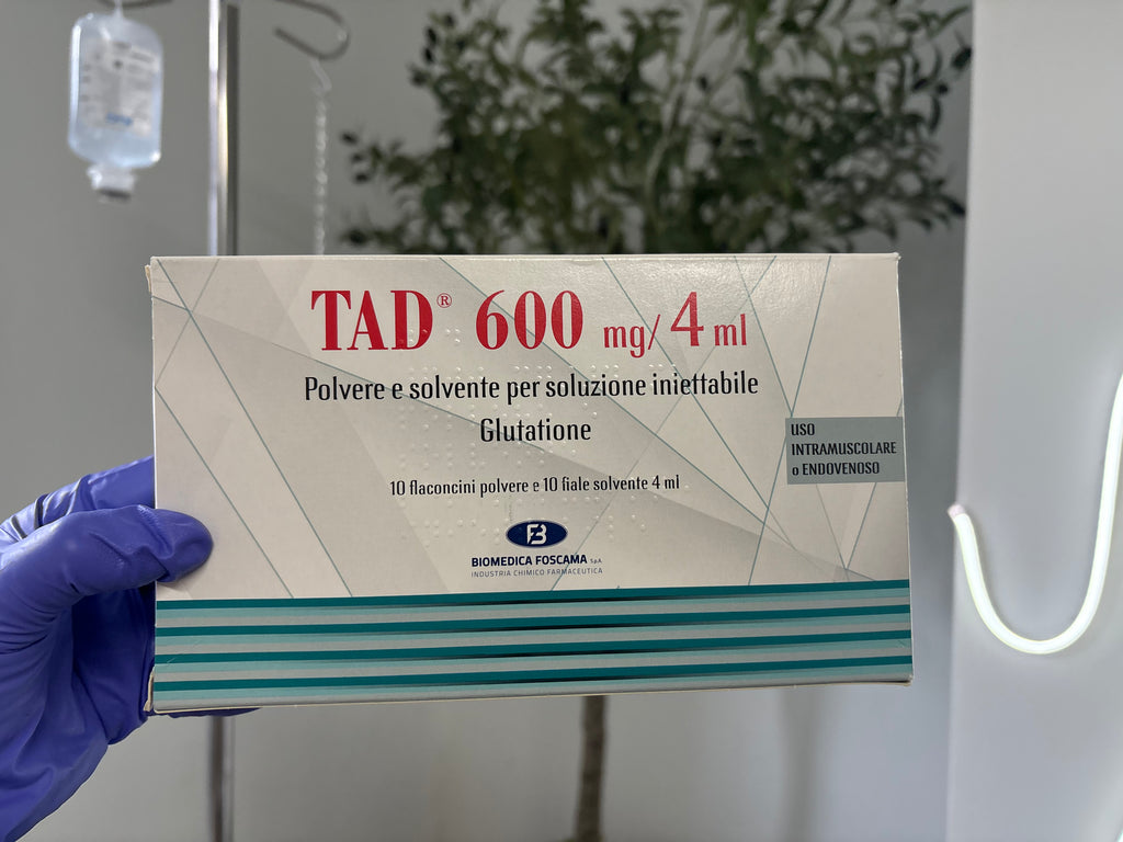 TAD 600mg/4ml | Injectable Glutathione Vials & Solvent | x10