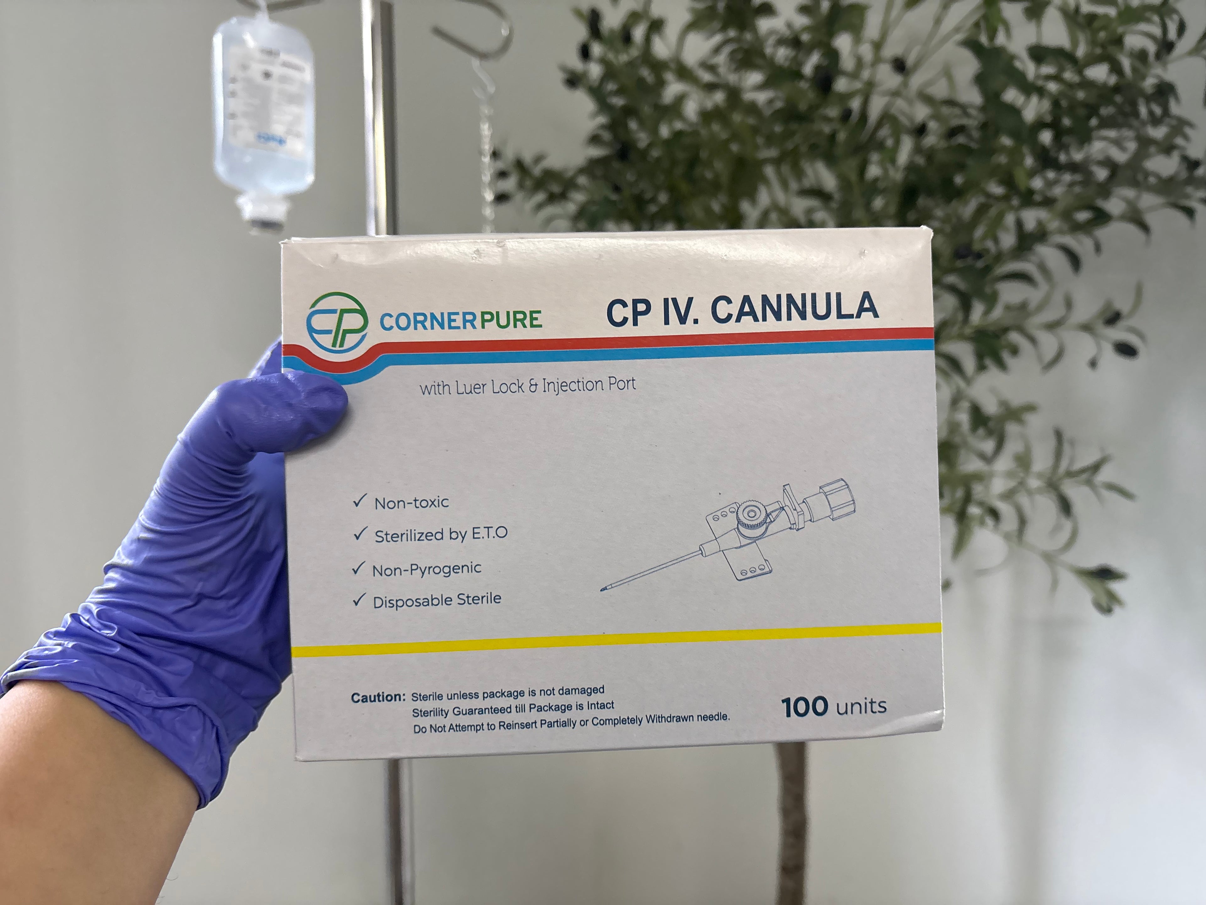 24G Cannula | Sterile Single-Use IV Catheter Cannula